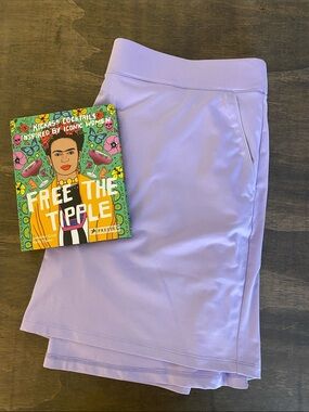 Dunning Golf Lavender Women's Athletic Skort with Built-In Shorts